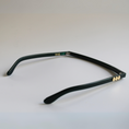 Load image into Gallery viewer, Juniper Green Headband. Goes on like sunglasses. Foldable. Luxury acetate.