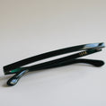 Load image into Gallery viewer, Juniper Green Headband. Goes on like sunglasses. Foldable. Luxury acetate.