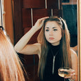 Load image into Gallery viewer, Obsidian Black Headband. Goes on like sunglasses. Foldable. Luxury acetate.
