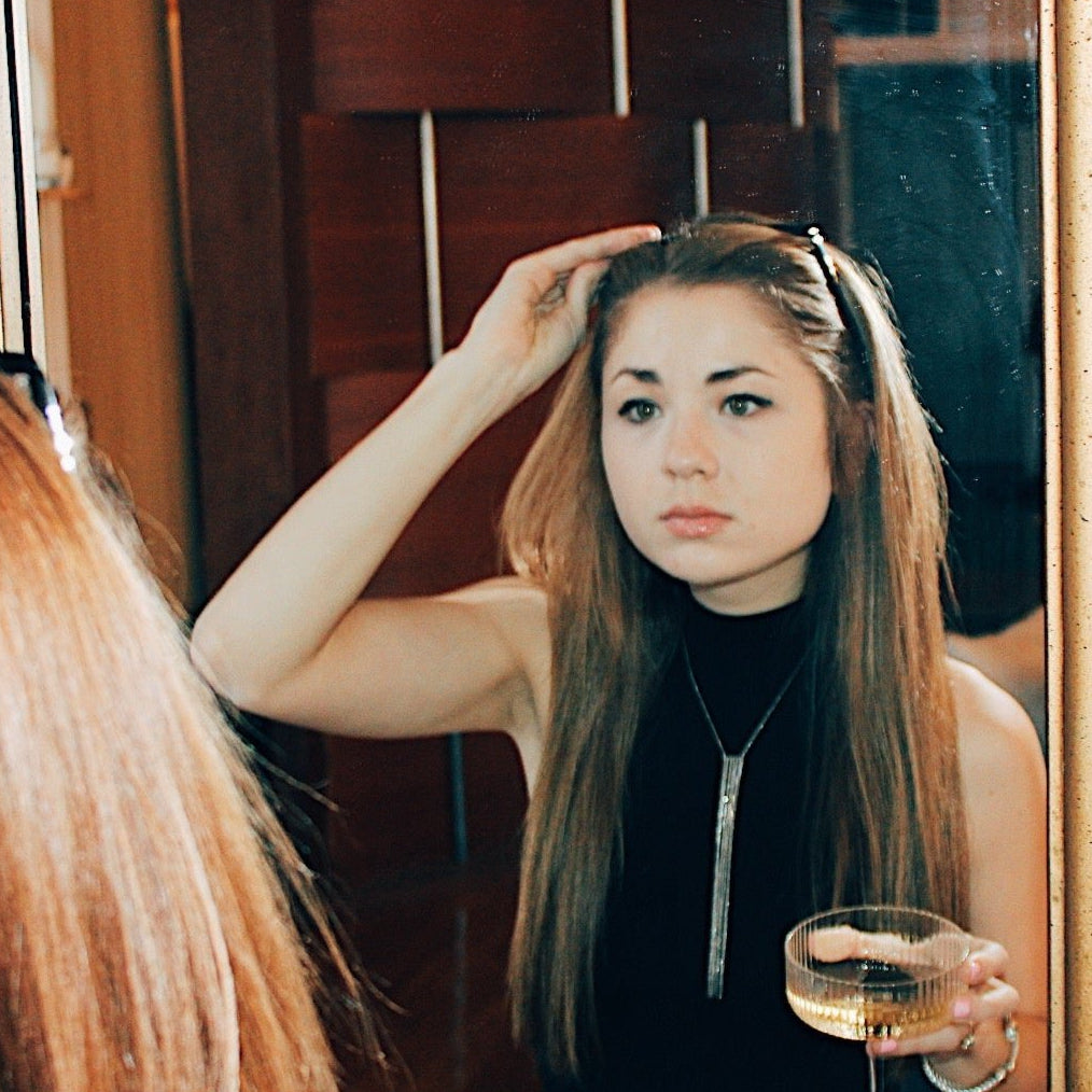 Obsidian Black Headband. Goes on like sunglasses. Foldable. Luxury acetate.